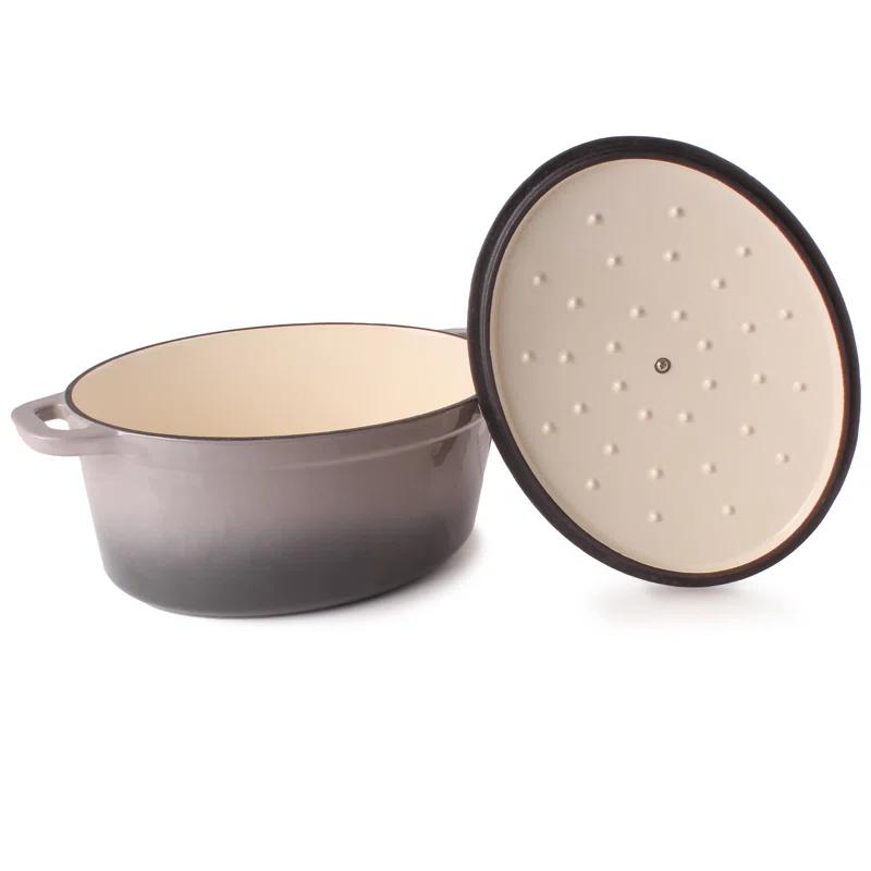 BergHOFF Neo 4Pc Cast Iron Cookware Set with 5Qt. and 7Qt. Covered Dutch Ovens