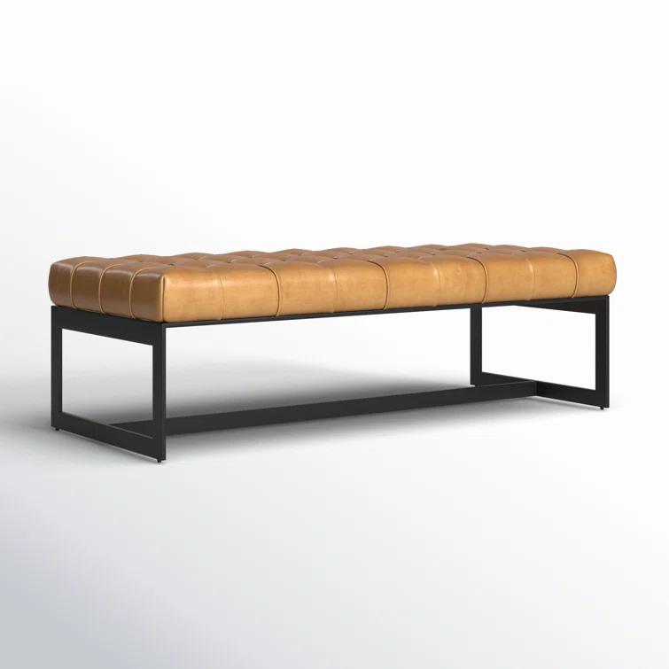 Ram Leather Bench (54")