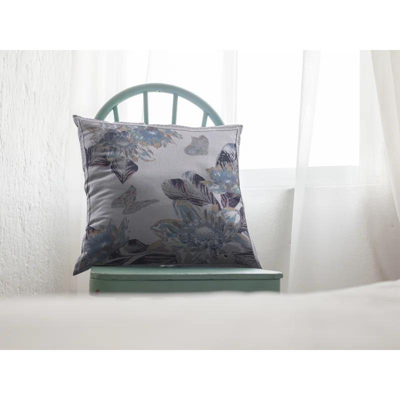 AmritaSen Faux Suede Reversible Throw Pillow
