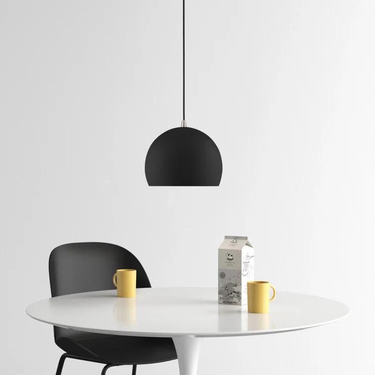 Schultz Single Light Metal Dimmable Pendant
