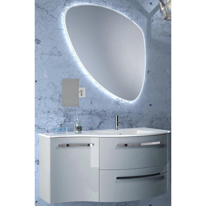Aptations Mirror Image Minimalist Rectangular Wall Mirror