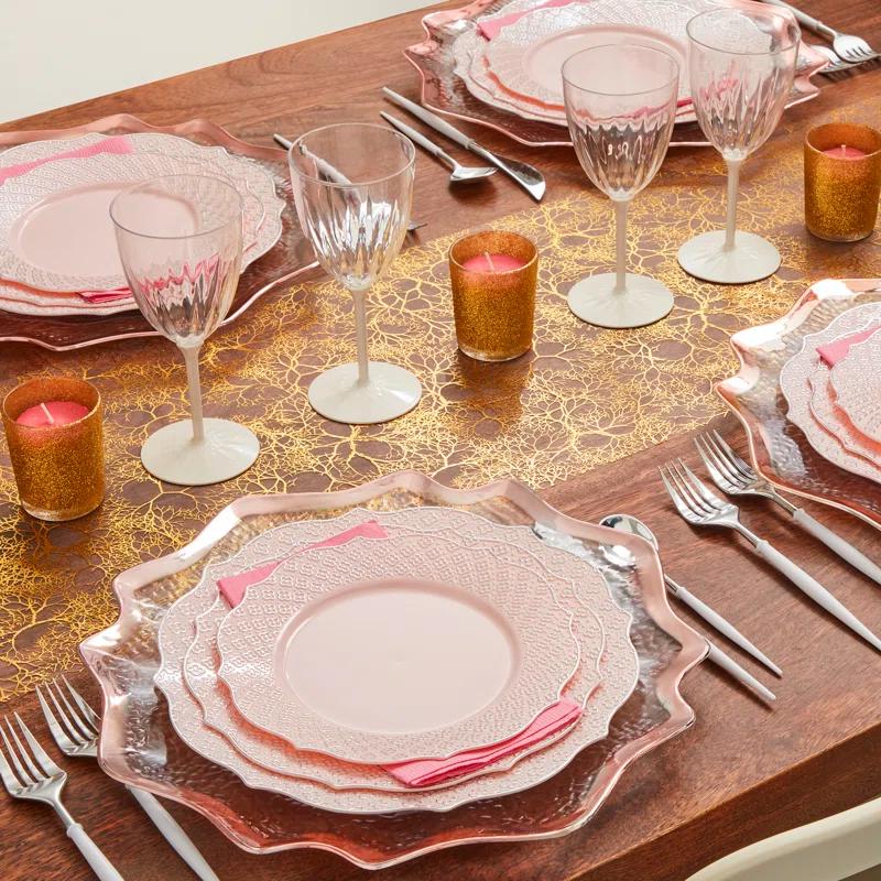 Silver Spoons Disposable Dessert Plate