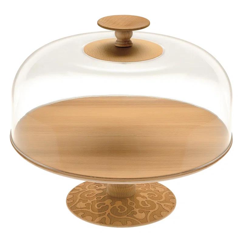 Alessi Dressed in Wood Domed Lid