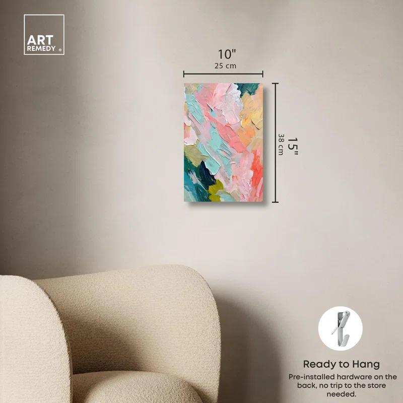 Art Remedy Pastel Layers Canvas Pastel Wall Art by Art Remedy