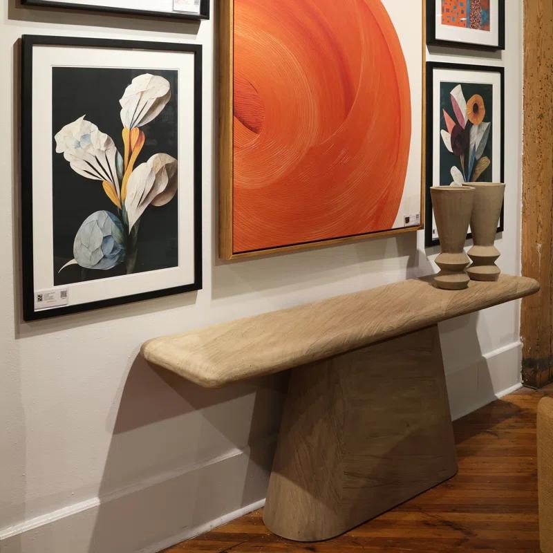 Brie 70'' Solid Wood Console Table