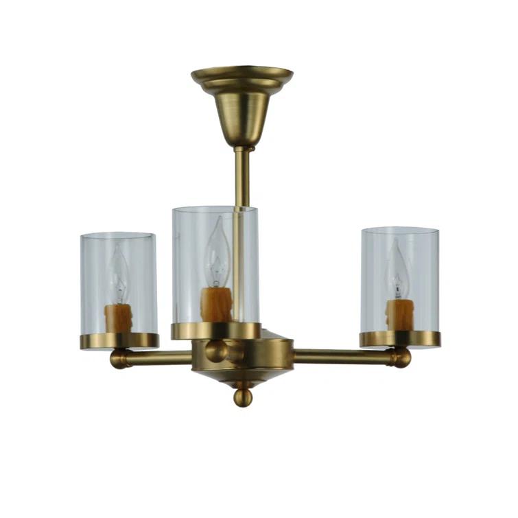 Meyda Lighting 3 - Light 20" Chandelier Style Cylinder Semi Flush Mount | Wayfair
