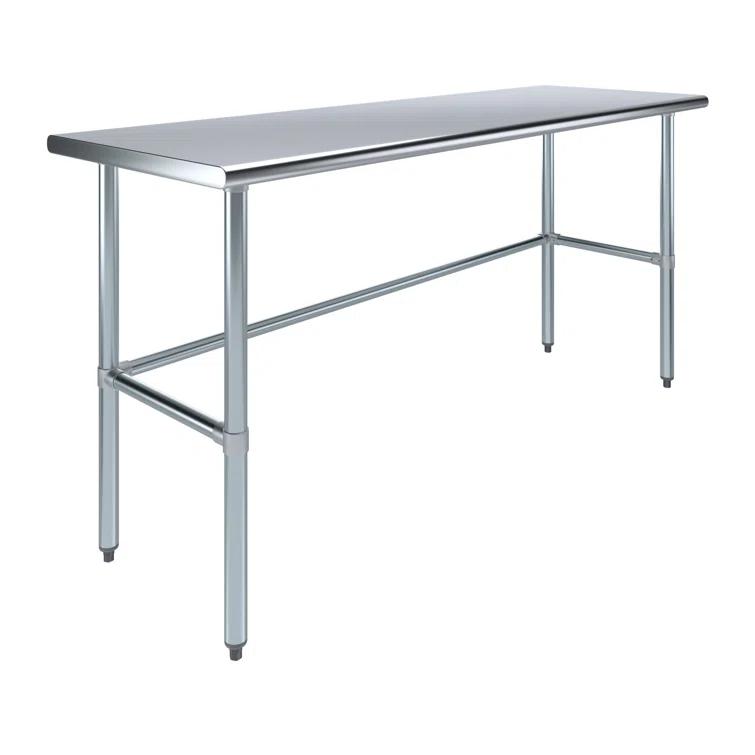 Amgood Stainless Steel Open Base Work Table & Reviews | Wayfair