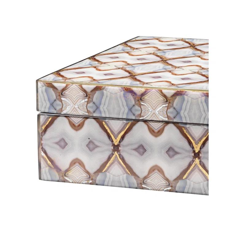 Jamie Young Company Kaleidoscope Handmade Lacquer Decorative Box