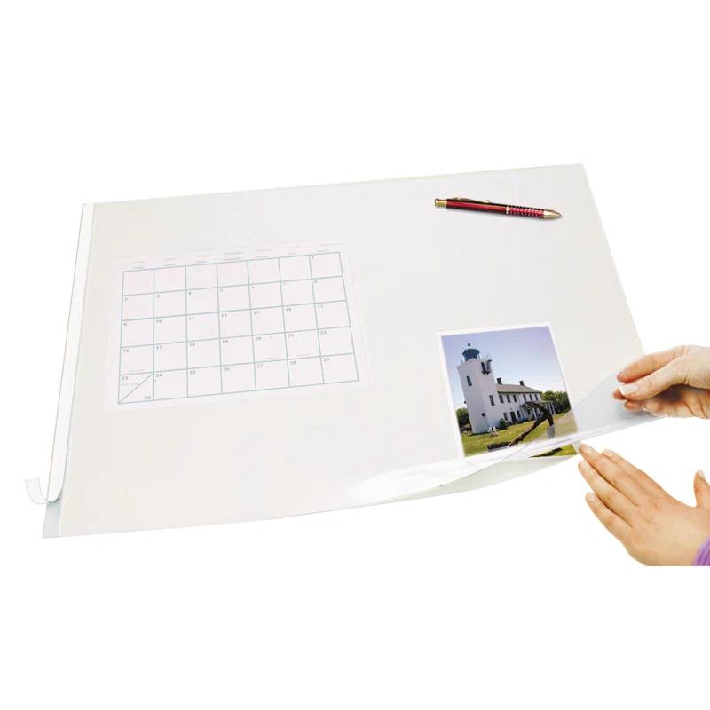 Artistic Products LLC Artistic Products Second Sight Clear Plastic Hinge Plastic Desk Pad