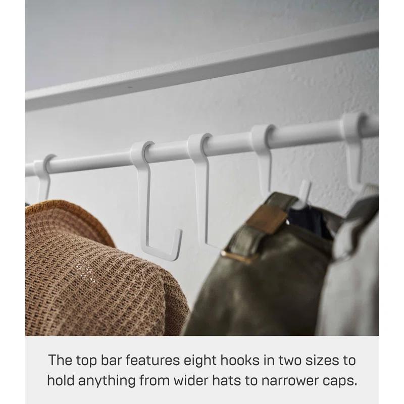 Yamazaki Home Steel 8 - Hook Freestanding Coat Rack