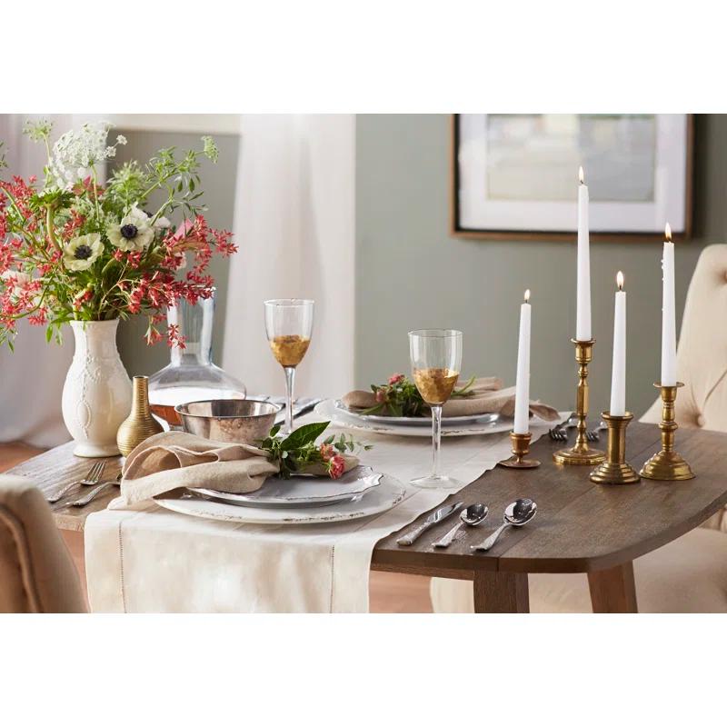 Lenox French Perle Giftware White 8" Fluted Vase