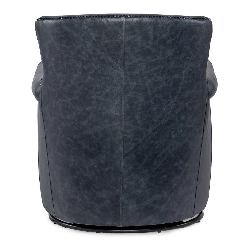 Hooker Furniture Leather Swivel Club Chair