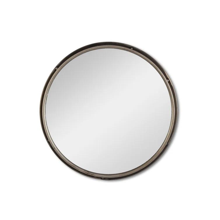 Park Hill Collection Urban Living Iron Round Mirror