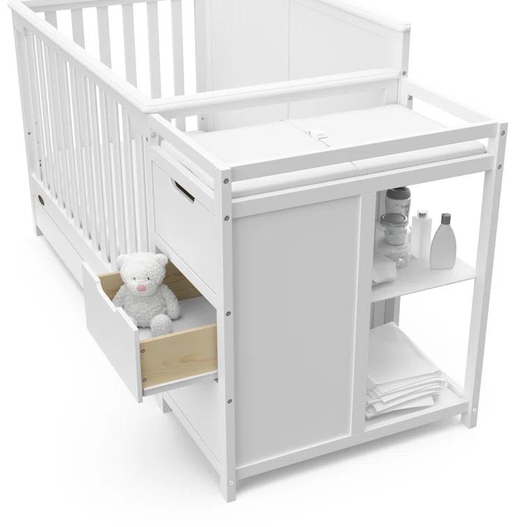 Graco Hadley 5-in-1 Convertible Crib and Changer with Storage