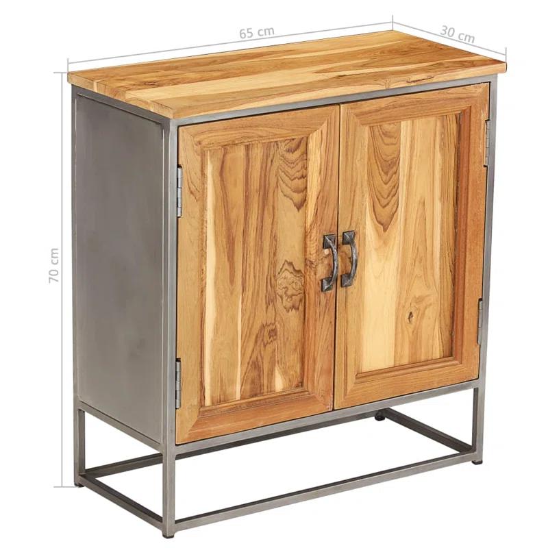 East Urban Home Sideboard Recycled Teak and Steel
