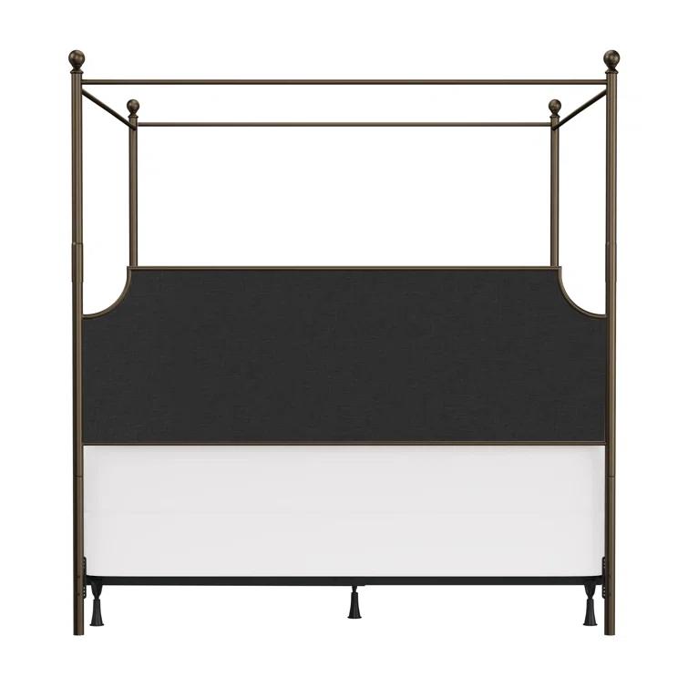 Nordland Upholstered Metal Canopy Bed