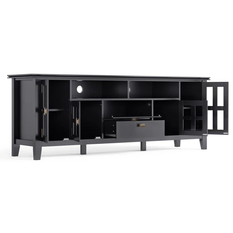 Simpli Home Artisan SOLID WOOD 72 inch TV Media Stand