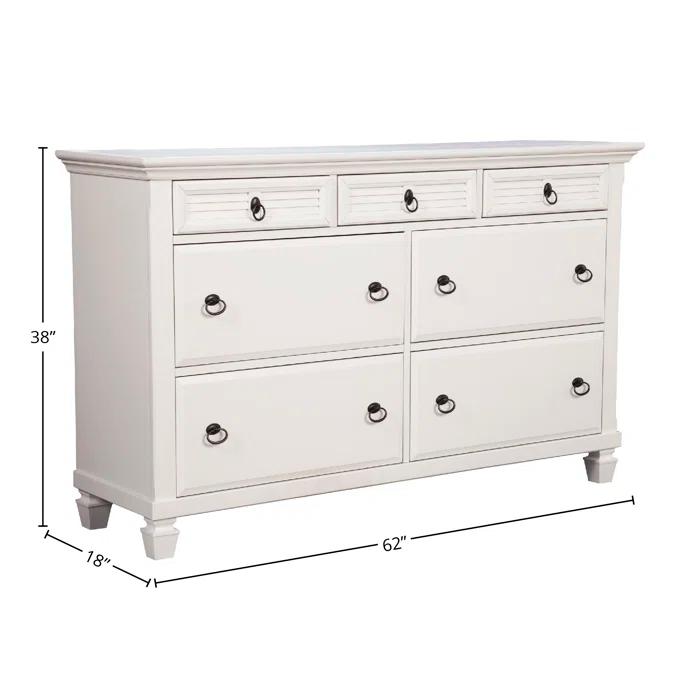 Gleda 7 - Drawer Double Dresser