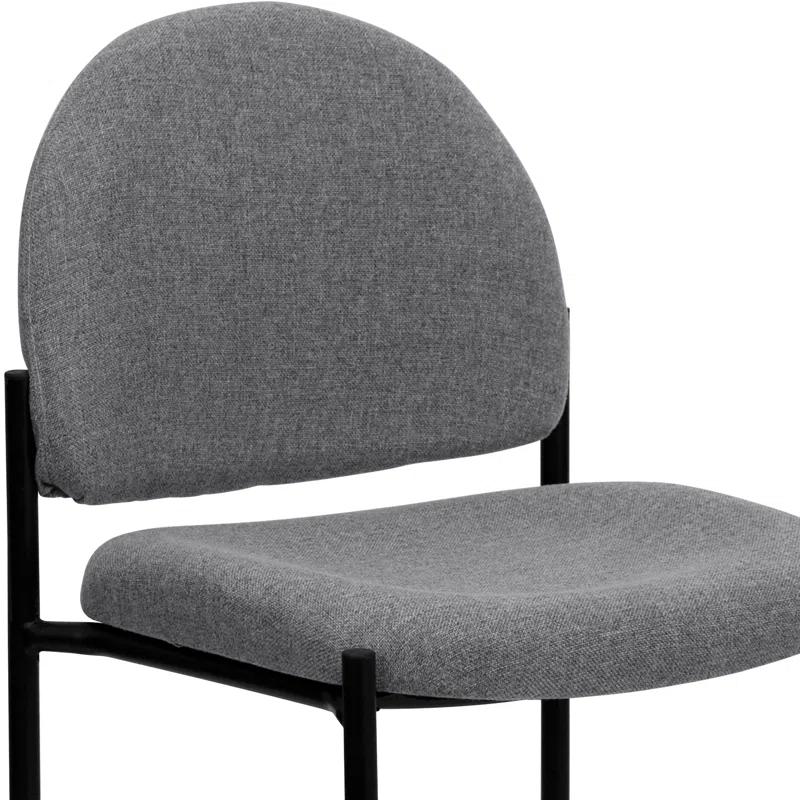 Flash Furniture Prather Tania Comfort Upholstered Stackable Side Reception Chair