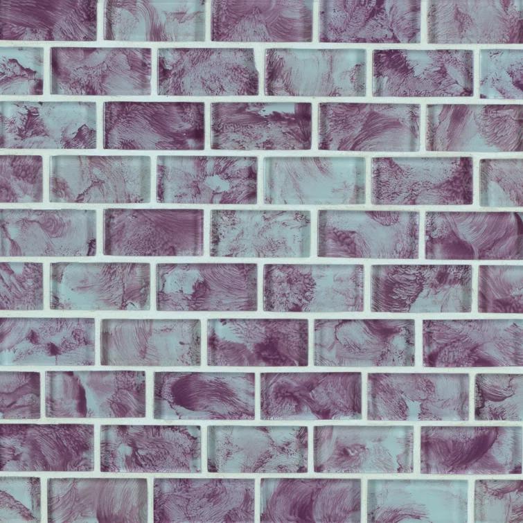 WS Tiles® Swimming Pool Series 1" x 2" Straight Edge Glass Mosaic Tile
