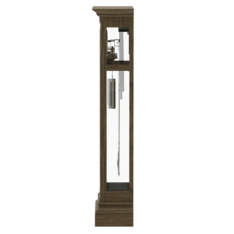 Howard Miller® Scott 80.25'' H Oak Solid Wood Grandfather Clock