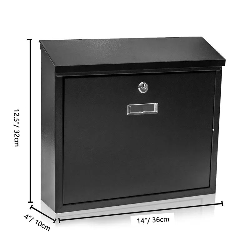 Fine Art Lighting Fine Art Living Wall Mounted Locking Steel Mailbox