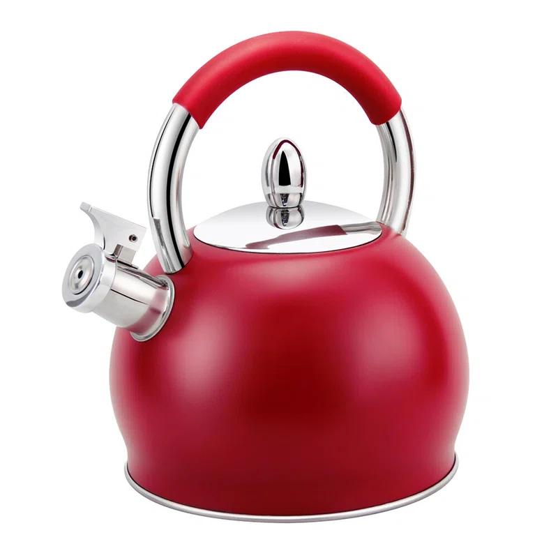 HAUS ROLAND HAUS ROLAND 3.2 Quarts Stainless Steel (18/10) Whistling Stovetop Tea Kettle