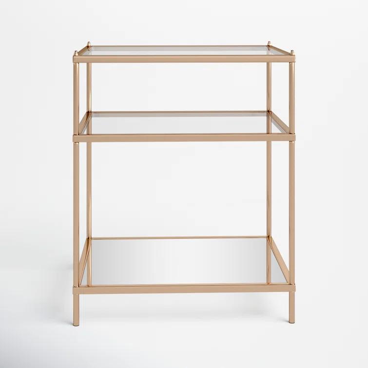 Wade Logan® Gosport Glass Top End Table