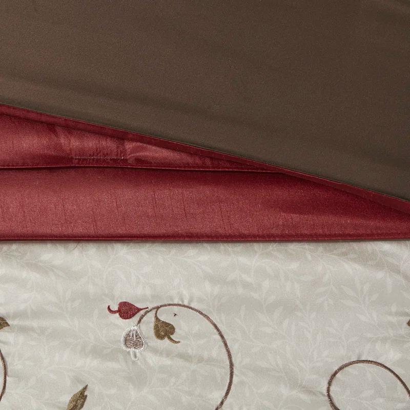 Madison Park Serene Embroidered 7 Piece Comforter Set