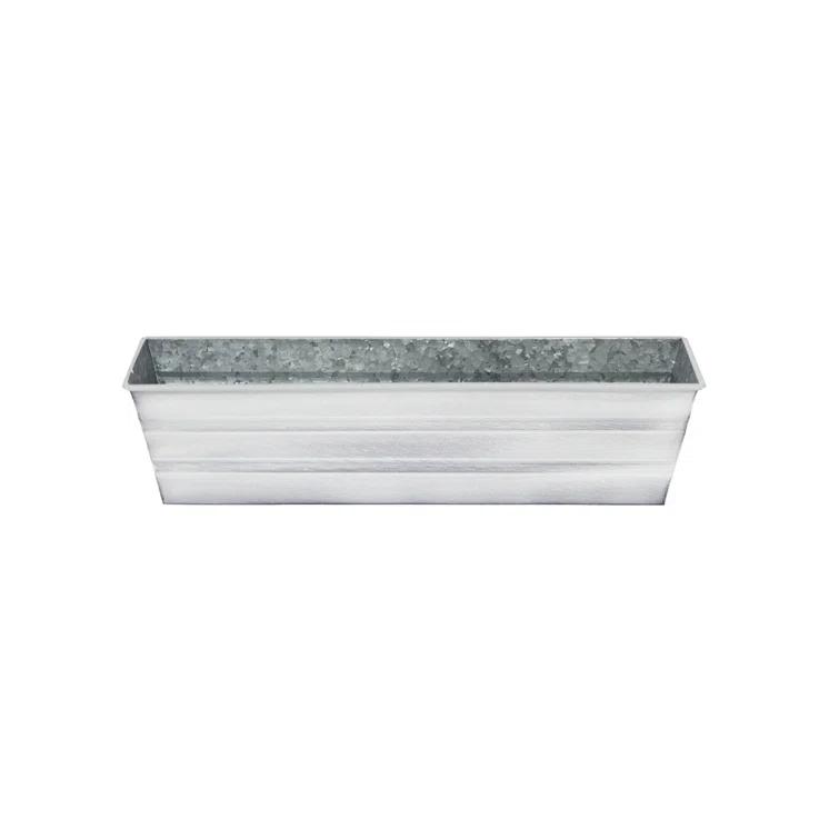 Winston Porter Dynamism Metal Window Box Planter