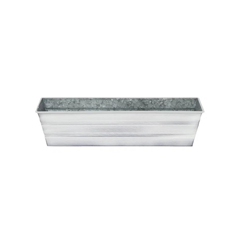 Winston Porter Dynamism Metal Window Box Planter