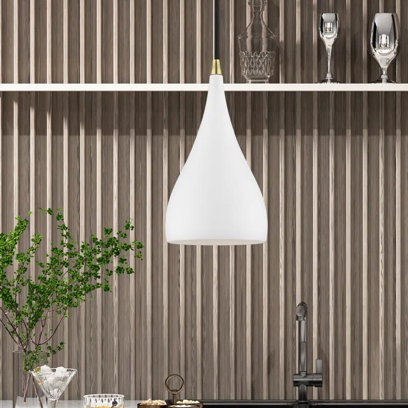 Schultz Single Light Metal Dimmable Pendant