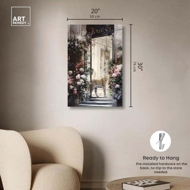 Art Remedy Flower Storefront Canvas Fashion Designer Wall Art by Art Remedy