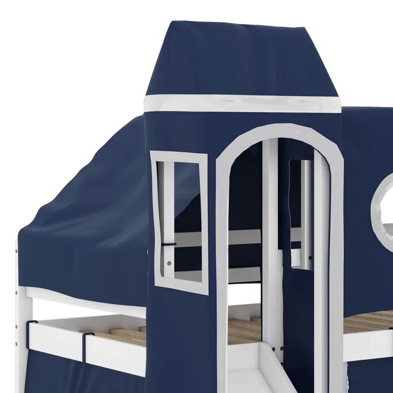 Harper Orchard Loft Bed with Tent and Tower -