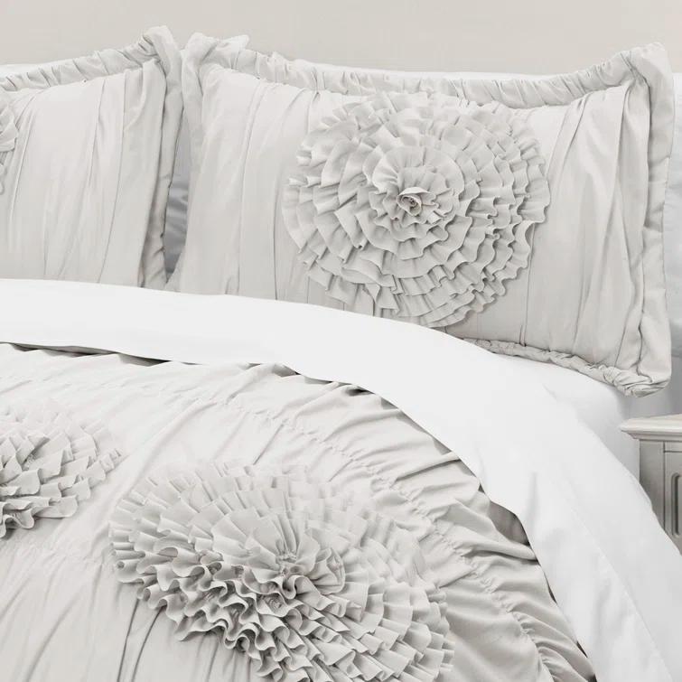 Lush Decor Serena Microfiber Traditional Comforter Set