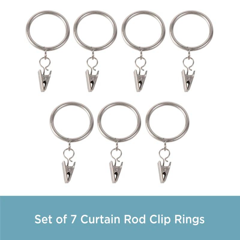 Kenney Kenney Clip Rings for 1" Diameter Curtain Rods