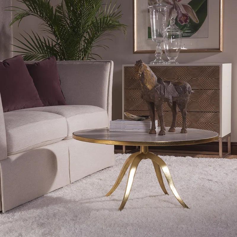 Artistica Home Signature Designs Crystal Stone Cocktail Table