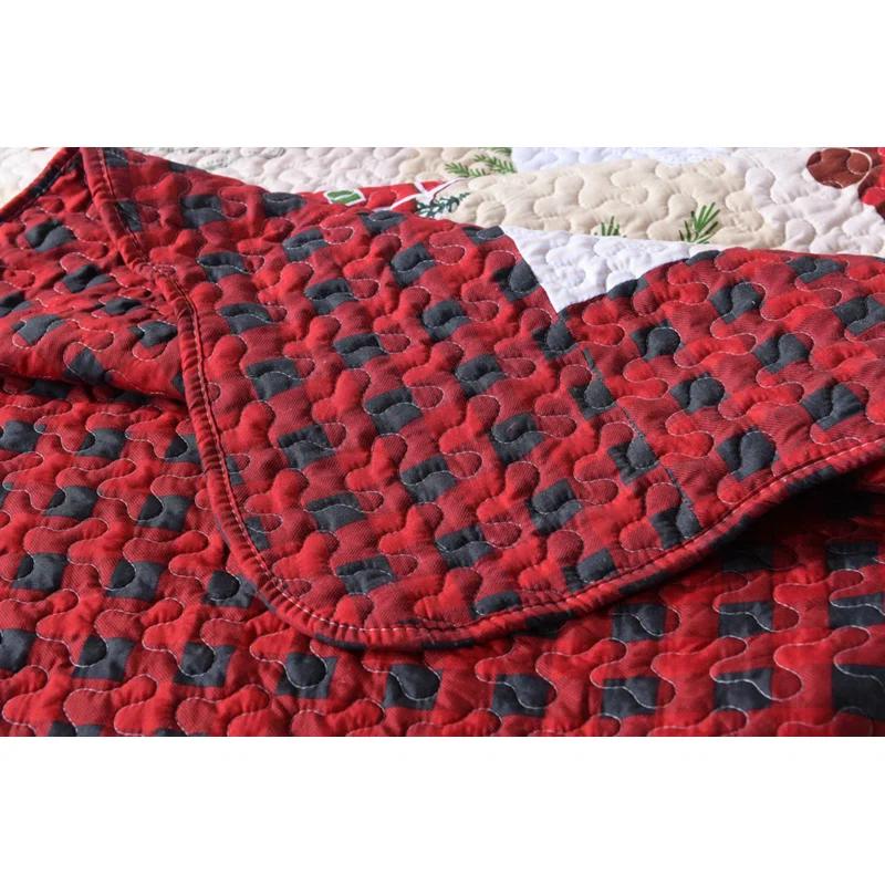 MarCielo Plaid Quilt Set