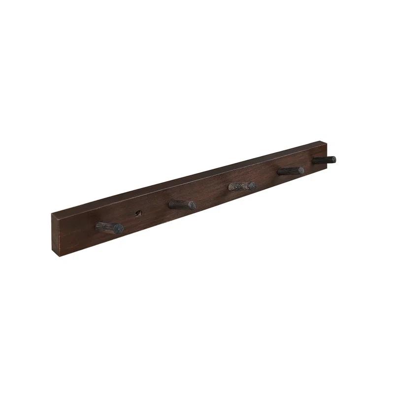 CONSDAN Solid Wood Wall Wall Mounted Coat Rack