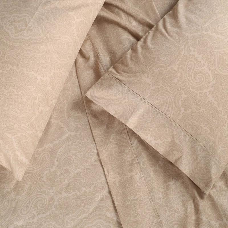 Superior Classic Paisley 600 Thread Count Cotton Blend Sateen Sheet Set