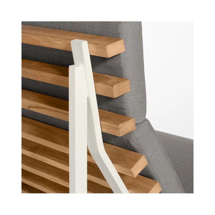 Perch 88'' Wide Powder Coated Aluminum Patio Sofa with Cushions