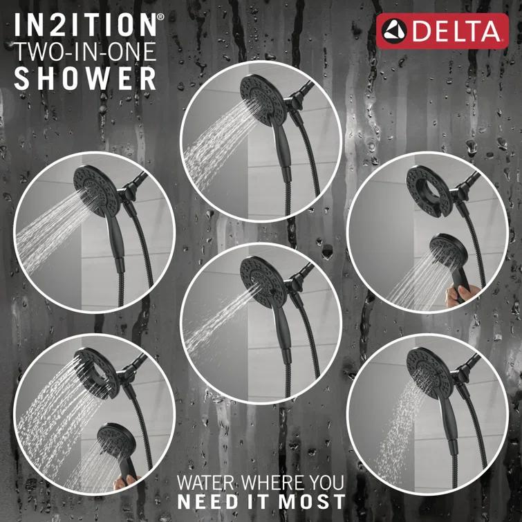 Arvo Single-Function Tub Shower Faucet Set, Shower Trim Kit with In2ition Shower Head and Valve