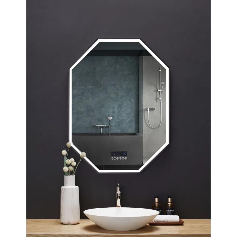 Ancerre Designs Otto Metal Flat LED Wall Mirror