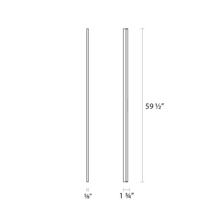 SONNEMAN Stiletto Lungo Dimmable LED Bath Bar