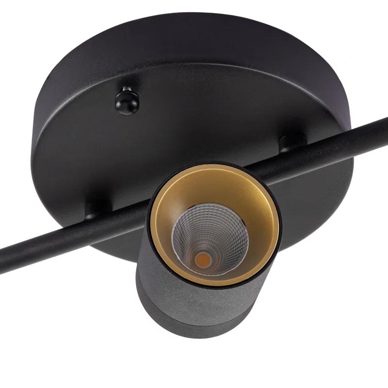 Vidalite Shura 3-Light Integrated LED Track Light with Rotatable Heads, 2 ft. Fixed Track Lighting Kit, 3000k, 1470 Lumens