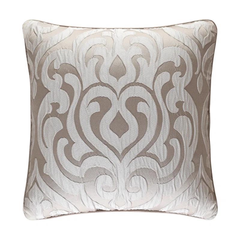 Five Queens Court Antonia 18" Square Decorative Throw Pillow