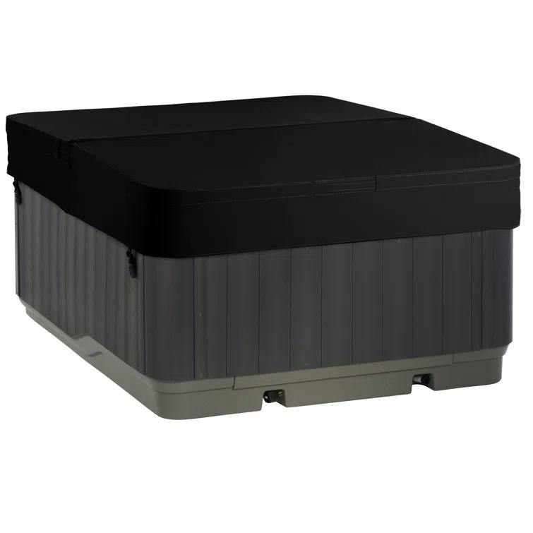 HYDROLUXE SPAS Ibiza Hot Tub 4-Person Lounger, 24 SS Jet, 110V/220V, Stainless Heater, Ozone, Waterfall and Upgraded Lighting