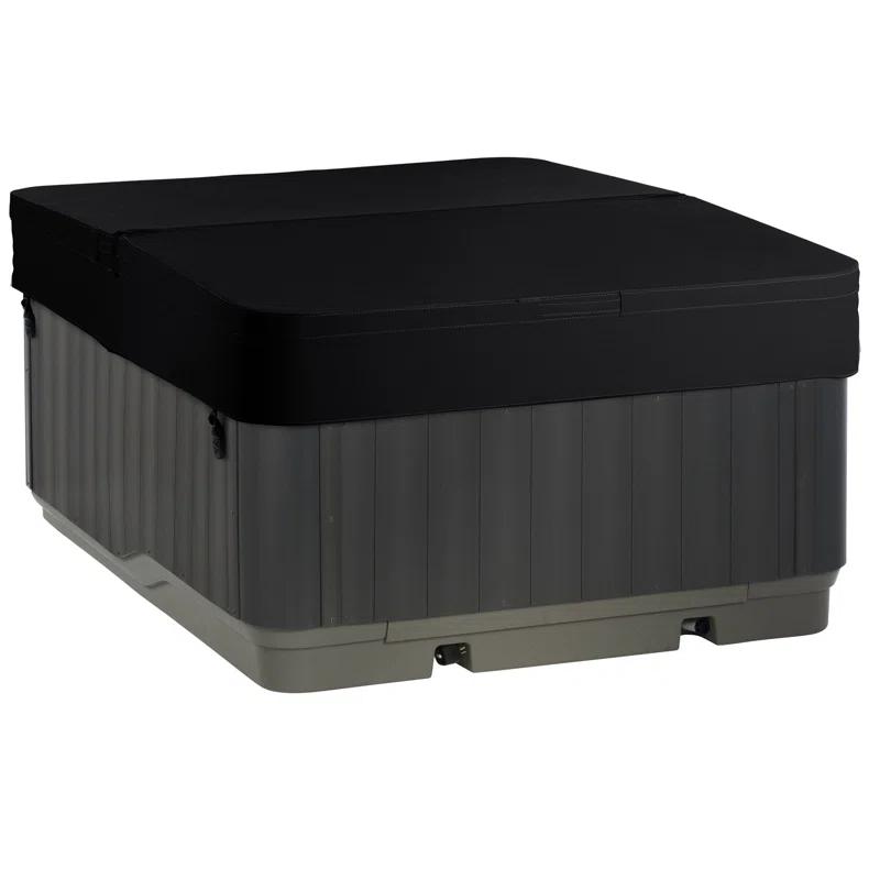 HYDROLUXE SPAS Ibiza Hot Tub 4-Person Lounger, 24 SS Jet, 110V/220V, Stainless Heater, Ozone, Waterfall and Upgraded Lighting