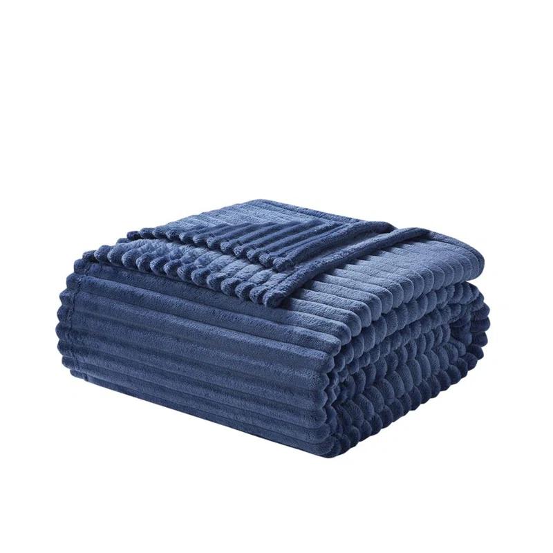 Nestl Nestl Cut Plush Cozy Throw Blanket - Fuzzy Warm Fleece Bed Blankets - Throws for Sofa, Bed, and Couch