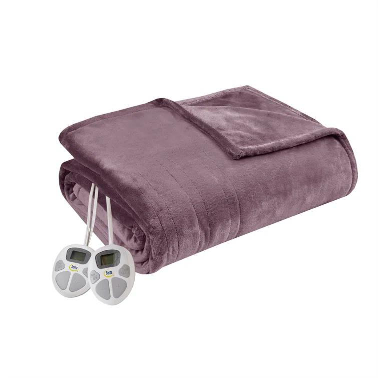 Serta Plush Heated Blanket